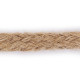 Corde en jute tressée, largeur 15 mm - Ecru natural (1 Mètre) Corde en jute tressée, largeur 15 mm - Ecru natural (1 Mètre)