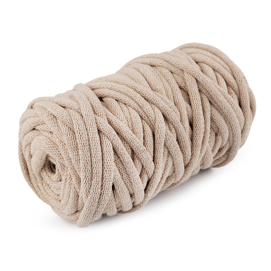 Corde/laine, ø 9 mm, pleine - Écru lumineux (100 Mètres) Corde/laine, ø 9 mm, pleine - Écru lumineux (100 Mètres)