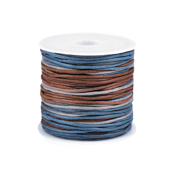 Baumwollschnur / kordel ø1 mm regenbogen - Multicolor (1 Stück) Baumwollschnur / kordel ø1 mm regenbogen - Multicolor (1 Stück)