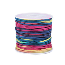 Baumwollschnur / kordel ø1 mm regenbogen - Multicolor (1 Stück)