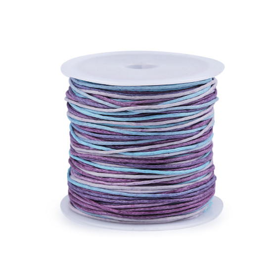 Baumwollschnur / kordel ø1 mm regenbogen - Multicolor (1 Stück) Baumwollschnur / kordel ø1 mm regenbogen - Multicolor (1 Stück)