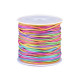 Baumwollschnur / kordel ø1 mm regenbogen - Multicolor (1 Stück) Baumwollschnur / kordel ø1 mm regenbogen - Multicolor (1 Stück)