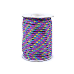 Linka spadochronowa ø4 mm - Fioletowo-różowy (100 Metry)