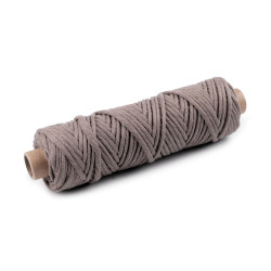 Cotton cord macrame ø3 mm, combing - Beige (200 Meters)
