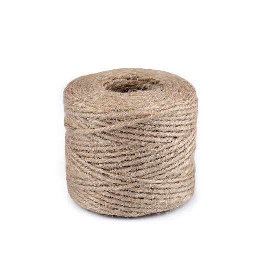 Cordelette en lin, ø 2 mm - Ecru natural (1 Pièce) Cordelette en lin, ø 2 mm - Ecru natural (1 Pièce)