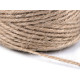 Cordelette en lin, ø 2 mm - Ecru natural (1 Pièce) Cordelette en lin, ø 2 mm - Ecru natural (1 Pièce)