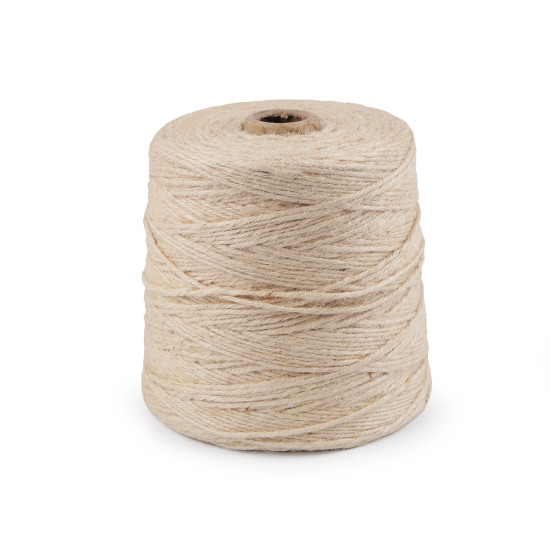 Jute twine / string ø3 mm for knitting bags and decorations - Burlap (1 Piece) Jute twine / string ø3 mm for knitting bags and decorations - Burlap (1 Piece)