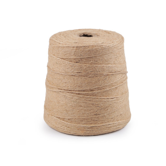 Jute twine / string ø3 mm for knitting bags and decorations - Burlap (1 Piece) Jute twine / string ø3 mm for knitting bags and decorations - Burlap (1 Piece)