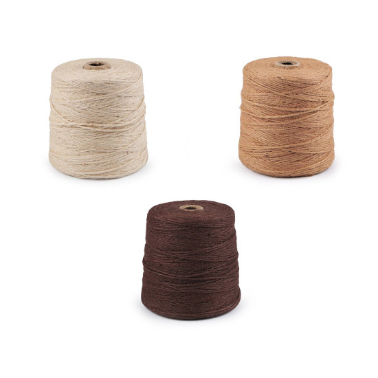 Jute twine / string ø3 mm for knitting bags and decorations - Burlap (1 Piece) Jute twine / string ø3 mm for knitting bags and decorations - Burlap (1 Piece)