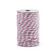 Baumwollkordel gedreht, ø 12 mm, makramee - Pink (1 Meter) Baumwollkordel gedreht, ø 12 mm, makramee - Pink (1 Meter)