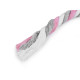 Baumwollkordel gedreht, ø 12 mm, makramee - Pink (1 Meter) Baumwollkordel gedreht, ø 12 mm, makramee - Pink (1 Meter)