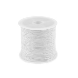 Cordon pes, ø 0,5 mm - Blanc (1 Pièce)
