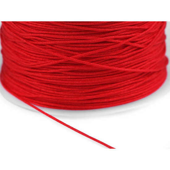 Sznurek pes ø0,5 mm - Czerwony (5 Sztuki)