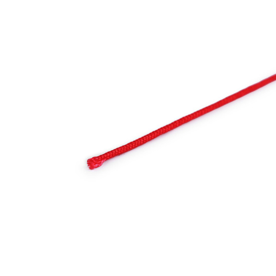 Sznurek pes ø0,5 mm - Czerwony (5 Sztuki)