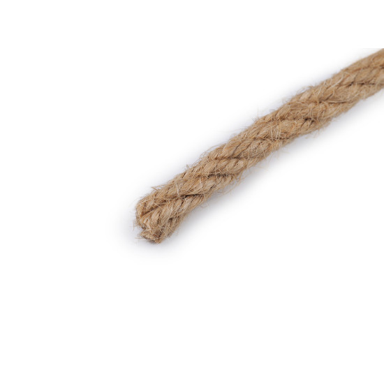 Cordon en jute torsadé, ø 6 mm - Ecru natural (40 Mètres) Cordon en jute torsadé, ø 6 mm - Ecru natural (40 Mètres)