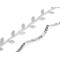 A set of trimming braids for wrapping gifts - Silver (1 Set)