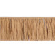Frędzle rafia naturalna szerokość 90 mm - Naturalny brąz (50 Metry) Frędzle rafia naturalna szerokość 90 mm - Naturalny brąz (50 Metry)
