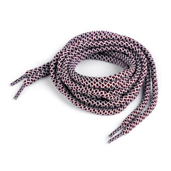 Laces for shoes, sneakers, sweatshirt length 130-140 cm - Bordeaux (10 Pieces)