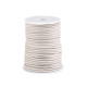 Eco leather string cord, filled ø3 mm - Cream lightest (1 Meter) Eco leather string cord, filled ø3 mm - Cream lightest (1 Meter)