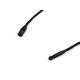Hang tag / cotton string snap lock pin - Black (1000 Pieces) Hang tag / cotton string snap lock pin - Black (1000 Pieces)