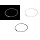 Hang tag / cotton string snap lock pin - Black (1000 Pieces) Hang tag / cotton string snap lock pin - Black (1000 Pieces)
