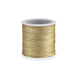 Lurex cord / christmas twine ø0.3 mm - Gold (1 Piece)