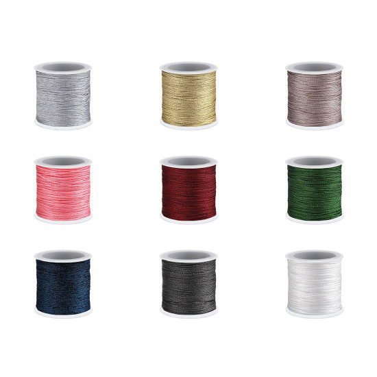 Lurex cord / christmas twine ø0.3 mm - Red (15 Pieces) Lurex cord / christmas twine ø0.3 mm - Red (15 Pieces)