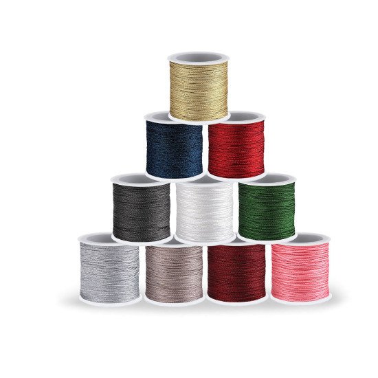 Lurex cord / christmas twine ø0.3 mm - Red (15 Pieces) Lurex cord / christmas twine ø0.3 mm - Red (15 Pieces)