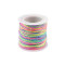 Cordón arco iris con efecto lurex y ab, ø1 mm - Multicolor (1 Pieza)