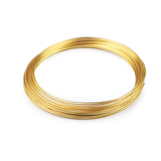 Aluminum wire ø1 mm - Lightbeige (1 Piece) Aluminum wire ø1 mm - Lightbeige (1 Piece)
