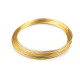 Aluminum wire ø1 mm - Lightbeige (1 Piece) Aluminum wire ø1 mm - Lightbeige (1 Piece)