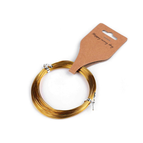 Aluminum wire ø1 mm - Lightbeige (1 Piece) Aluminum wire ø1 mm - Lightbeige (1 Piece)