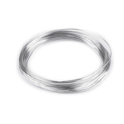 Aluminum wire ø1 mm - Silver (1 Piece)