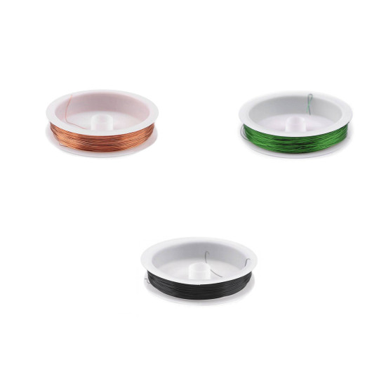 Drucik dekoracyjny ø0,5 mm - Złoty (10 Sztuki) Drucik dekoracyjny ø0,5 mm - Złoty (10 Sztuki)