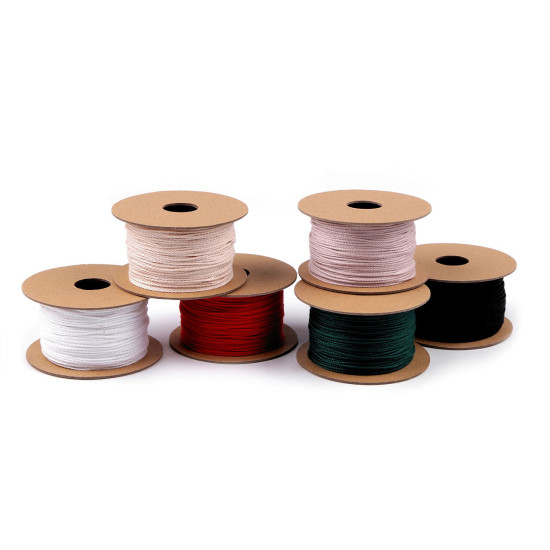Sznurek skręcany ø1,2 mm - Czerwony (1 Sztuka) Sznurek skręcany ø1,2 mm - Czerwony (1 Sztuka)