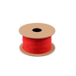 Sznurek skręcany ø1,2 mm - Czerwony (1 Sztuka)