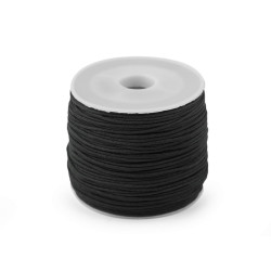 Cord pes with nylon line ø0.5 mm - Black (1 Piece)