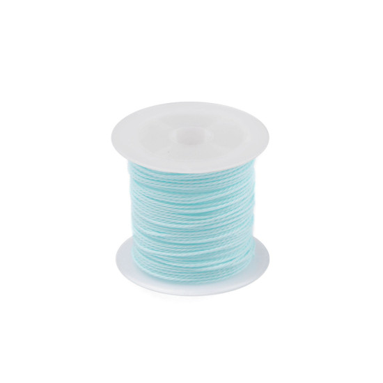 Sznurek pes skręcany ø1 mm woskowany - Green yelow (10 Sztuki) Sznurek pes skręcany ø1 mm woskowany - Green yelow (10 Sztuki)