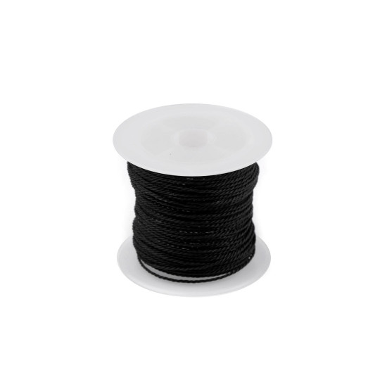 Sznurek pes skręcany ø1 mm woskowany - Green yelow (10 Sztuki) Sznurek pes skręcany ø1 mm woskowany - Green yelow (10 Sztuki)