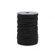 Cotton cord with core ø6 mm - Black (1 Meter) Cotton cord with core ø6 mm - Black (1 Meter)