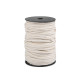 Cotton cord with core ø6 mm - Black (1 Meter) Cotton cord with core ø6 mm - Black (1 Meter)