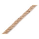 Cordon en jute torsadé, ø 8 mm - Ecru natural (1 Mètre) Cordon en jute torsadé, ø 8 mm - Ecru natural (1 Mètre)