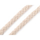 Cordon de serrage, ø 10, tressé - Écru lumineux (1 Mètre) Cordon de serrage, ø 10, tressé - Écru lumineux (1 Mètre)