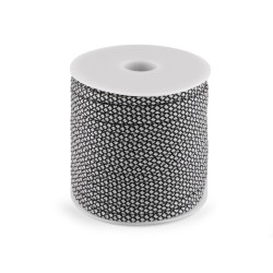 Clothing cord string with core ø4 mm - White (1 Piece)