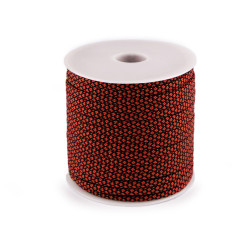 Clothing cord string with core ø4 mm - Red (1 Piece)