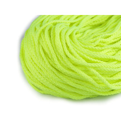 Cordón de poliéster pes ø6 mm - Amarillo - verde (100 Metros)