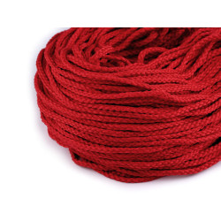 Cordón de poliéster pes ø6 mm - Rojo (100 Metros)