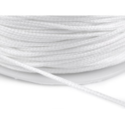 Cordon en polyester pes, ø 2 mm - Blanc (100 Mètres)