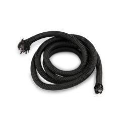 Sznur mocny z rdzeniem ø8 mm - Czarny (1 Metr)