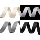Taśma jodełka szerokość 18 mm - White (50 Metry) Taśma jodełka szerokość 18 mm - White (50 Metry)